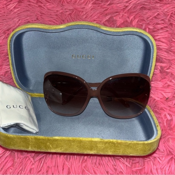 Gucci Accessories - Gucci Dark Brown Sunglasses